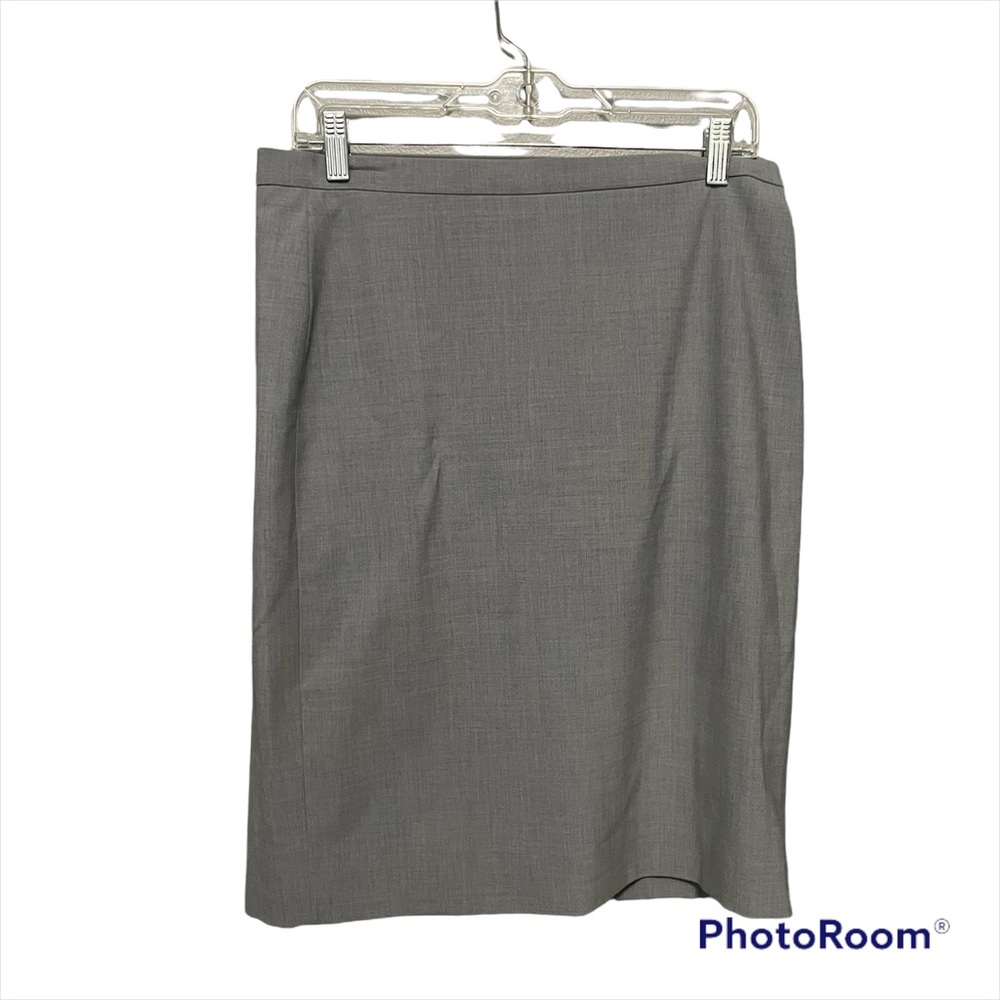 Anne Klein Suit Womens Gray Pencil Skirt Size 8